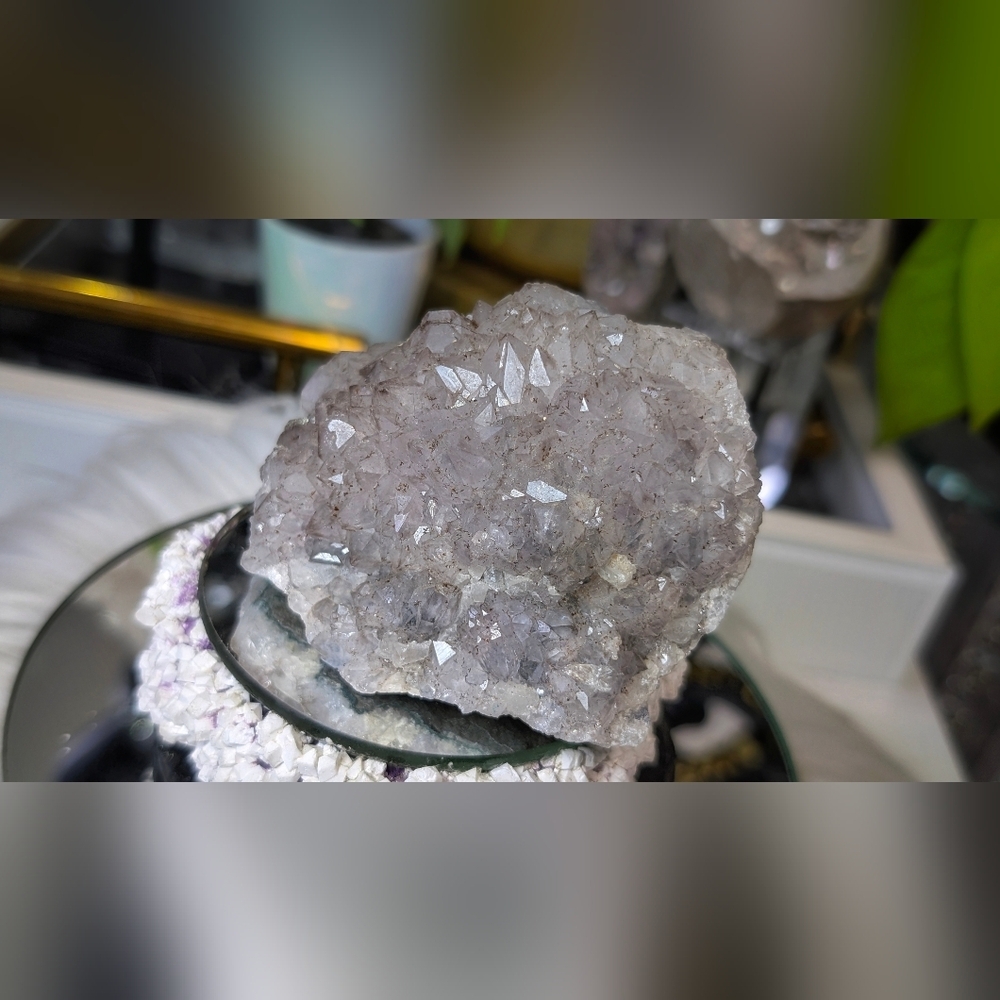Smokey Amethyst Crystal Cluster